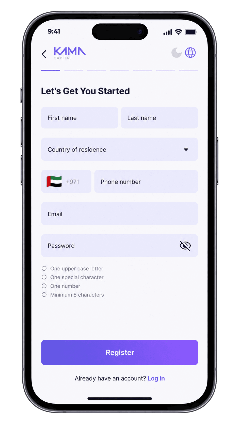 Create Your Account